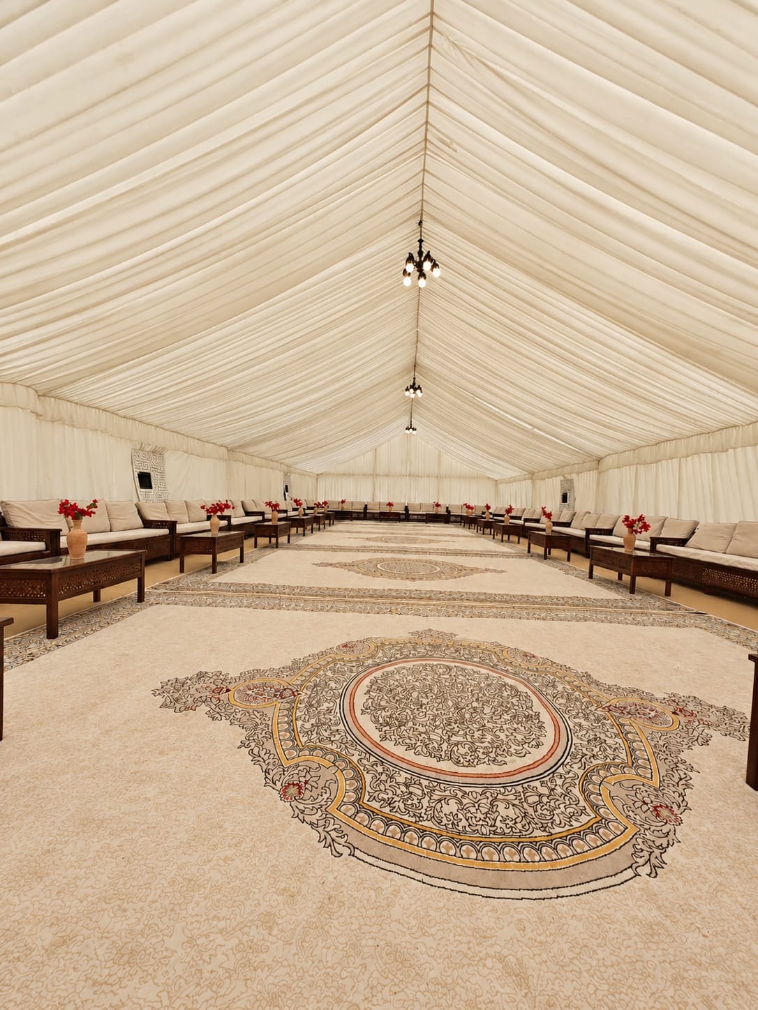 Event Tent Interior rental Abu Dhabi